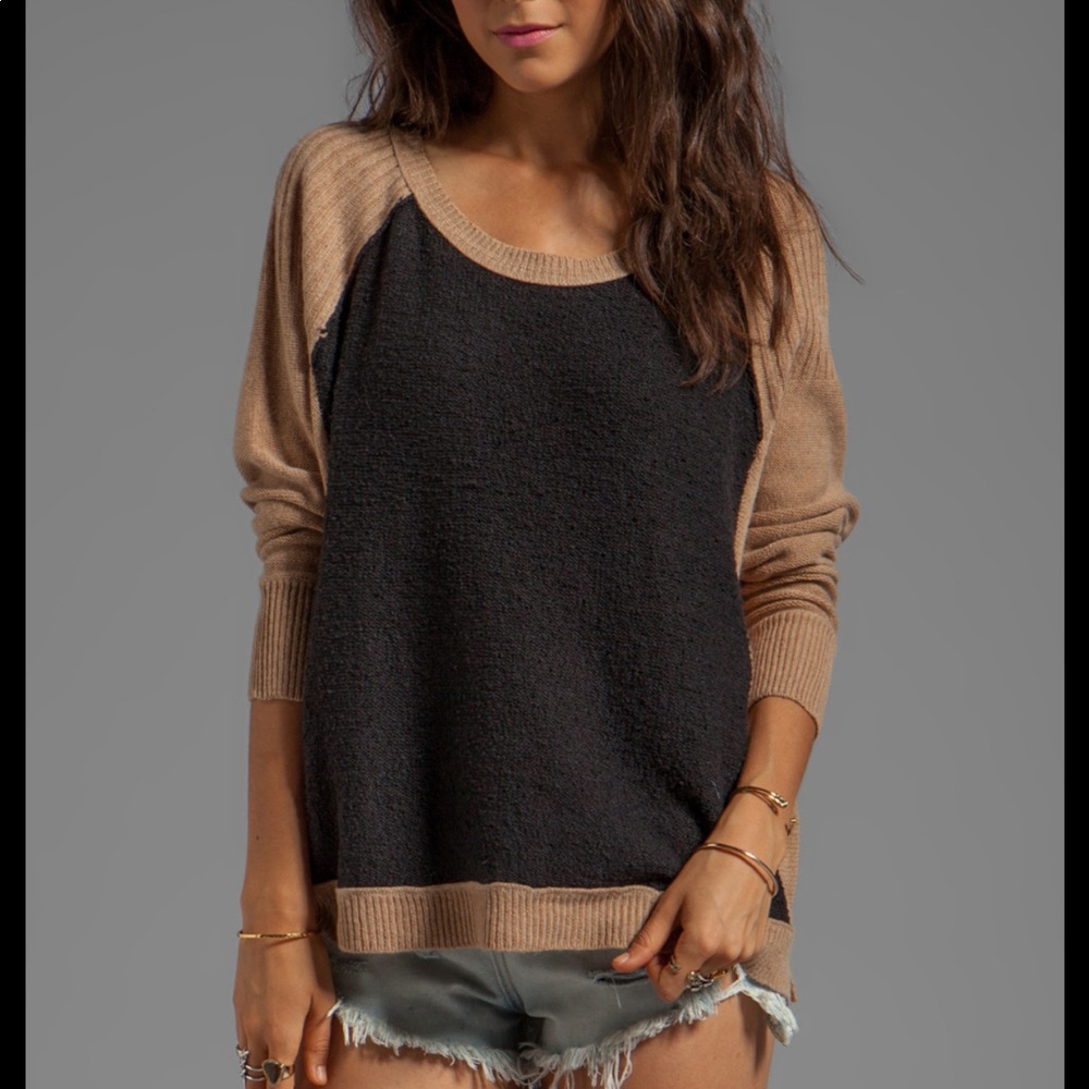 Free People Tabbared Pullover Sweater